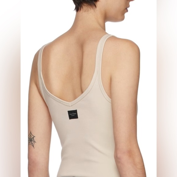 Rag & Bone. Off-White Archetype Roxie Bodysuit Size XS - Picture 2 of 7